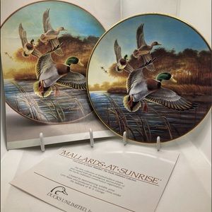 1988 The Ducks Unlimited Collection “MALLARDS AT SUNRISE”